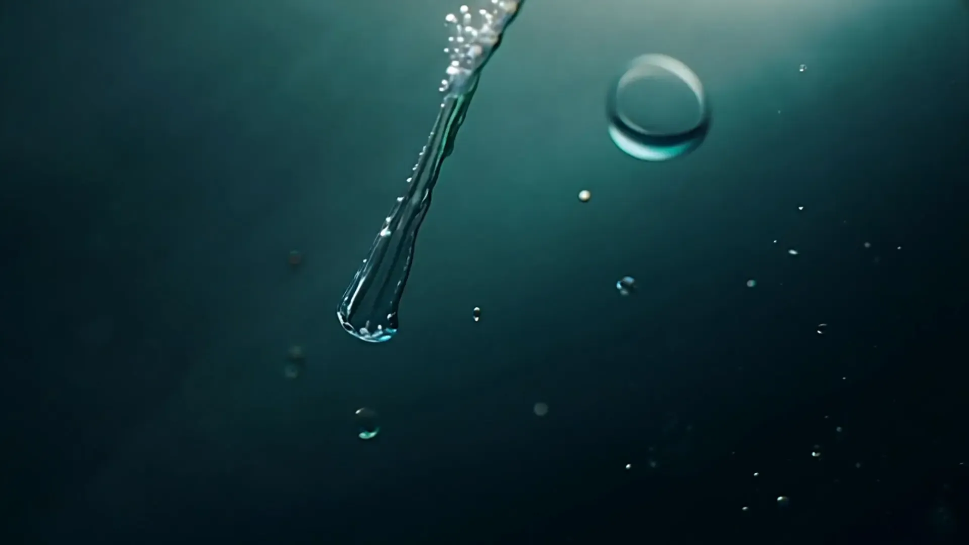 Floating Water Bubbles Background for Product Ad Projects